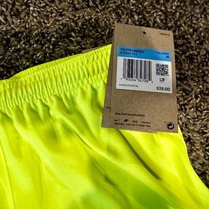 Yellow Youth Medium Nike Shorts in neon yellow